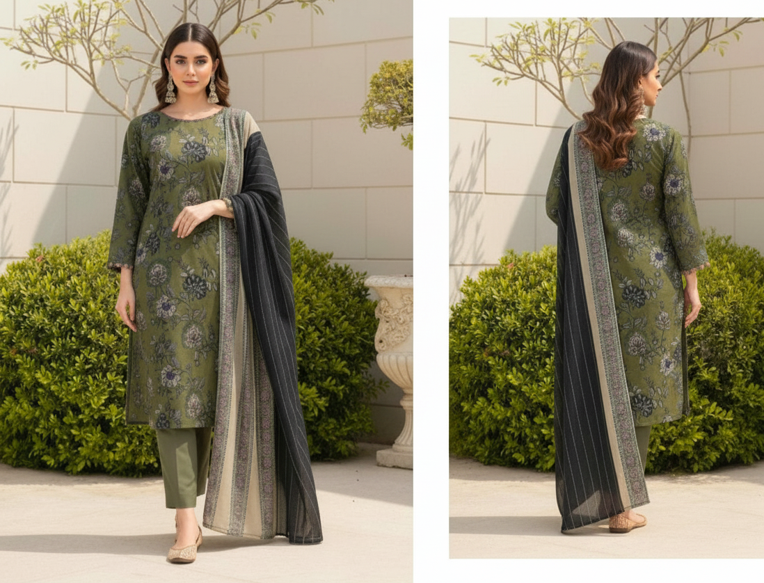 Unstiched Digital Printed Khaddar