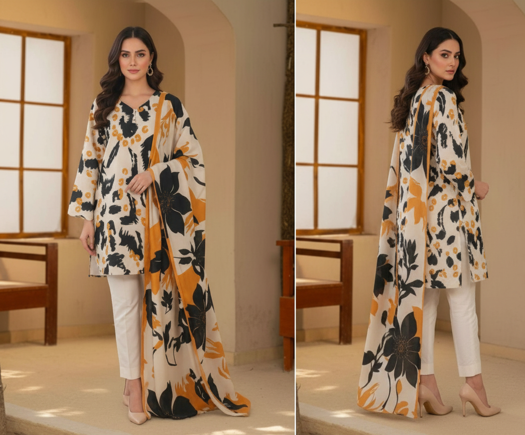 Unstiched Digital Printed Khaddar