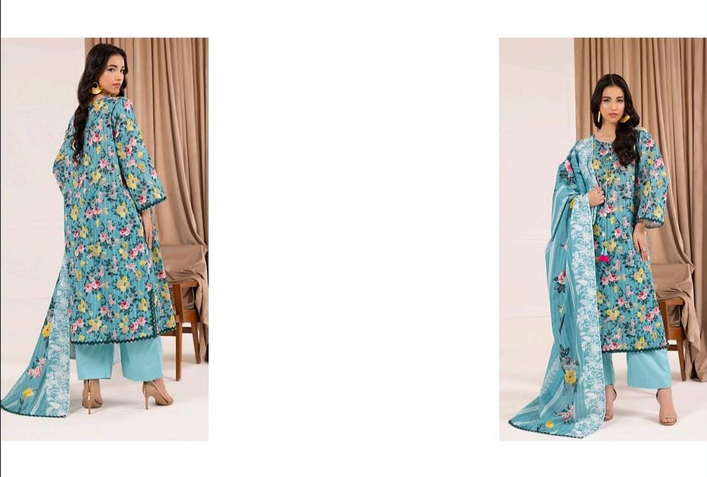 Unstiched Regalia Salina Printed Khaddar