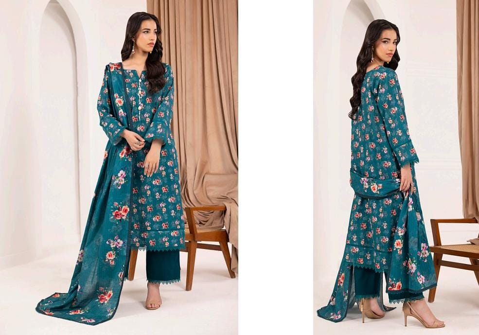 Unstiched Regalia Salina Printed Khaddar
